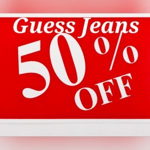 SALE 50% OFF on Men Guess Jeans